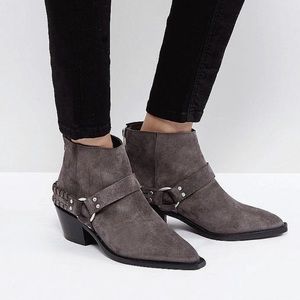 ALLSAINTS Suede Marley Boot Harness